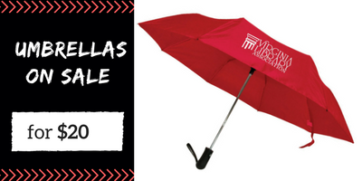 VLA Umbrellas on Sale for 20 dollars