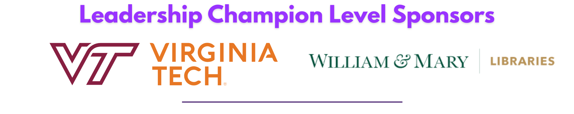 2026 VALLA Leadership Champions Sponsors