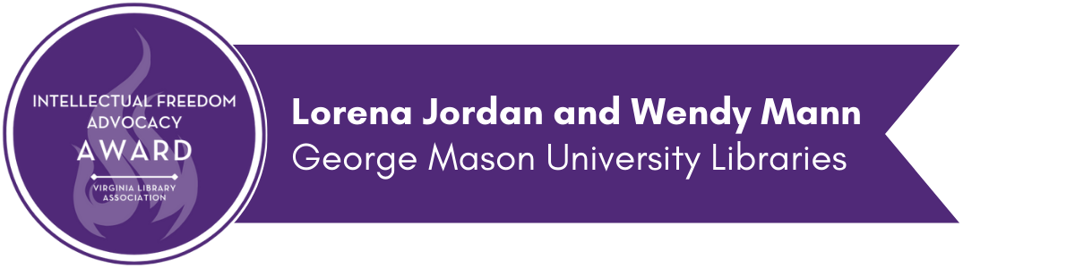 2025 Intellectual Freedom Advocacy Award Banner