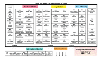 2017 Exhibit Hall Map